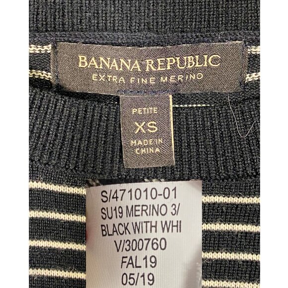 Banana Republic Petite XS Merino Wool Striped Sweater – Holiday Ready! - Picture 9 of 9